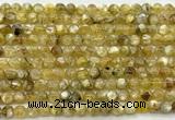 CLB2010 15 inches 6mm round yellow lepidolite gemstone beads