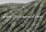 CLB27 15.5 inches 3*4mm faceted rondelle labradorite gemstone beads