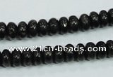 CLB301 15.5 inches 5*8mm rondelle black labradorite gemstone beads