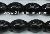 CLB304 15.5 inches 13*18mm rice black labradorite gemstone beads