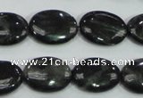 CLB312 15.5 inches 13*18mm oval black labradorite gemstone beads