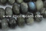 CLB33 15.5 inches 11*16mm faceted rondelle labradorite gemstone beads