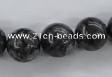 CLB356 15.5 inches 16mm round black labradorite beads wholesale