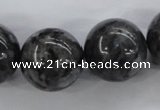 CLB358 15.5 inches 20mm round black labradorite beads wholesale