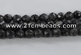 CLB360 15.5 inches 6mm faceted round black labradorite beads wholesale