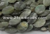 CLB41 15.5 inches 10*14mm faceted oval labradorite gemstone beads