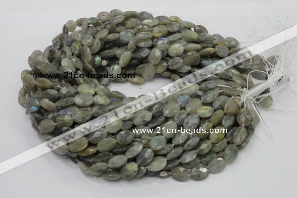 CLB41 15.5 inches 10*14mm faceted oval labradorite gemstone beads