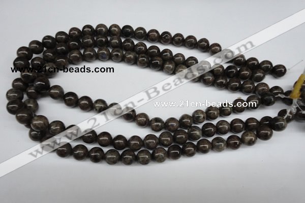 CLB433 15.5 inches 10mm round grey labradorite beads wholesale