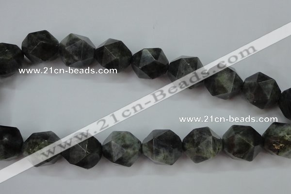 CLB458 15 inches 20mm faceted nuggets labradorite gemstone beads