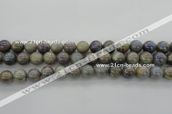 CLB605 15.5 inches 14mm round AB-color labradorite beads