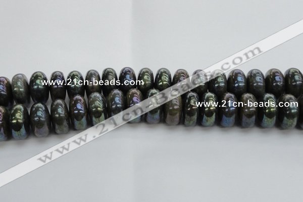 CLB622 15.5 inches 10*20mm rondelle AB-color labradorite beads