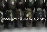 CLB626 15.5 inches 10*20mm faceted rondelle AB-color labradorite beads