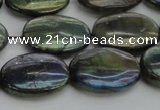 CLB651 15.5 inches 15*20mm oval AB-color labradorite beads