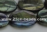 CLB654 15.5 inches 25*35mm oval AB-color labradorite beads