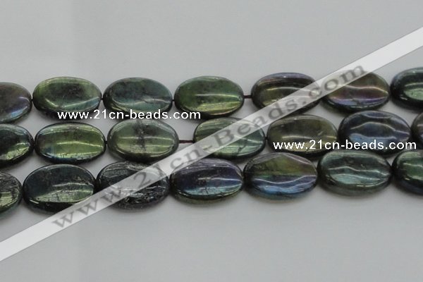 CLB655 15.5 inches 30*40mm oval AB-color labradorite beads