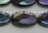 CLB660 15.5 inches 13*18mm faceted oval AB-color labradorite beads