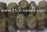 CLB700 15.5 inches 13*18mm - 14*20mm faceted nuggets labradorite beads