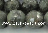 CLB715 15.5 inches 20mm faceted round labradorite gemstone beads