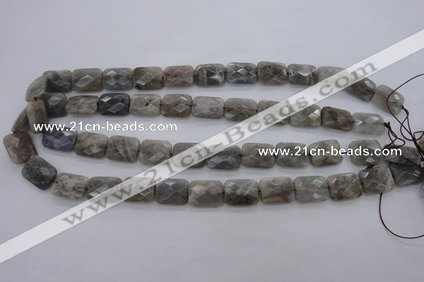 CLB748 15.5 inches 8*12mm faceted rectangle labradorite gemstone beads