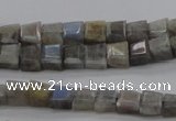 CLB752 15.5 inches 7*9mm faceted trapezoid labradorite gemstone beads