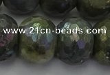 CLB764 15.5 inches 15*20mm faceted rondelle AB-color labradorite beads