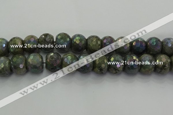 CLB764 15.5 inches 15*20mm faceted rondelle AB-color labradorite beads