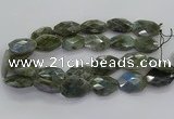 CLB768 15.5 inches 20*25mm - 22*30mm faceted freeform labradorite beads