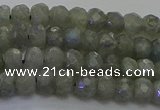 CLB771 15.5 inches 2.5*4mm faceted rondelle labradorite beads