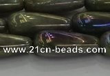 CLB781 15.5 inches 10*30mm teardrop AB-color labradorite beads