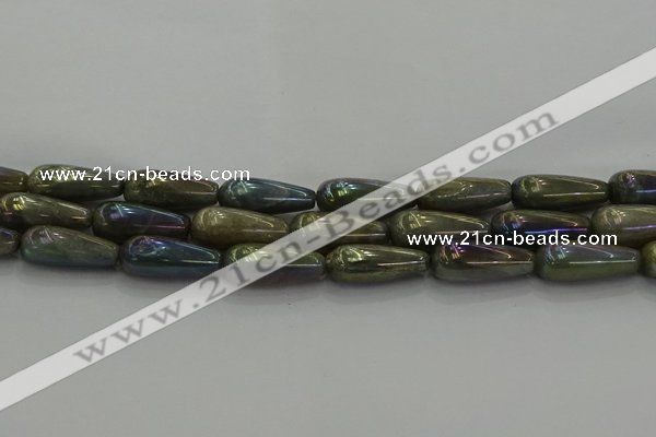 CLB781 15.5 inches 10*30mm teardrop AB-color labradorite beads