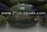 CLB788 15.5 inches 10*20mm faceted rice AB-color labradorite beads