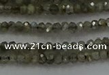 CLB794 15.5 inches 1.5*2.5mm faceted rondelle labradorite beads