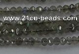 CLB795 15.5 inches 2*3mm faceted rondelle labradorite beads