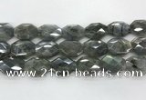 CLB797 18*24mm - 20*25mm faceted octagonal labradorite beads