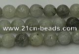 CLB860 15.5 inches 4mm faceted round AB grade labradorite beads