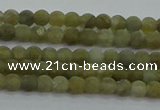 CLB870 15.5 inches 3mm round matte labradorite gemstone beads