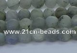 CLB872 15.5 inches 6mm round matte labradorite gemstone beads