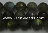 CLB903 15.5 inches 10mm faceted round labradorite gemstone beads