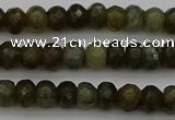 CLB956 15.5 inches 5*8mm faceted rondelle labradorite beads