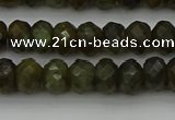 CLB957 15.5 inches 6*10mm faceted rondelle labradorite beads