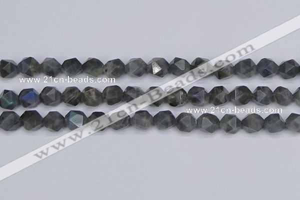 CLB989 15.5 inches 12mm faceted nuggets labradorite beads wholesale