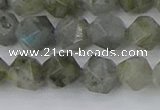 CLB994 15.5 inches 10mm faceted nuggets labradorite gemstone beads