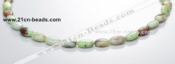 CLE07 8*12mm oval lemon turquoise gemstone beads Wholesale