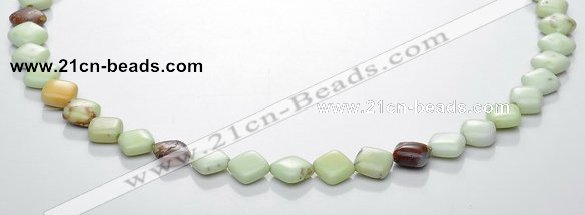 CLE15 rhombic 8*8mm lemon turquoise gemstone beads Wholesale