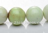 CLE21 16 inch round lemon turquoise 14mm gemstone bead Wholesale