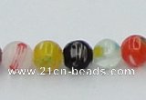 CLG500 16 inches 6mm round lampwork glass beads wholesale