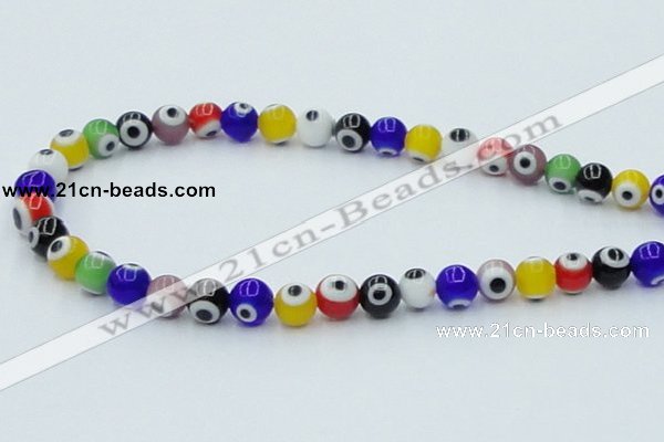 CLG505 16 inches 8mm round lampwork glass beads wholesale