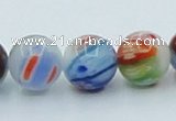 CLG510 16 inches 12mm round lampwork glass beads wholesale