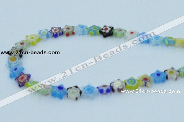 CLG513 16 inches 10*10mm star lampwork glass beads wholesale