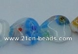 CLG525 16 inches 12*12mm heart lampwork glass beads wholesale